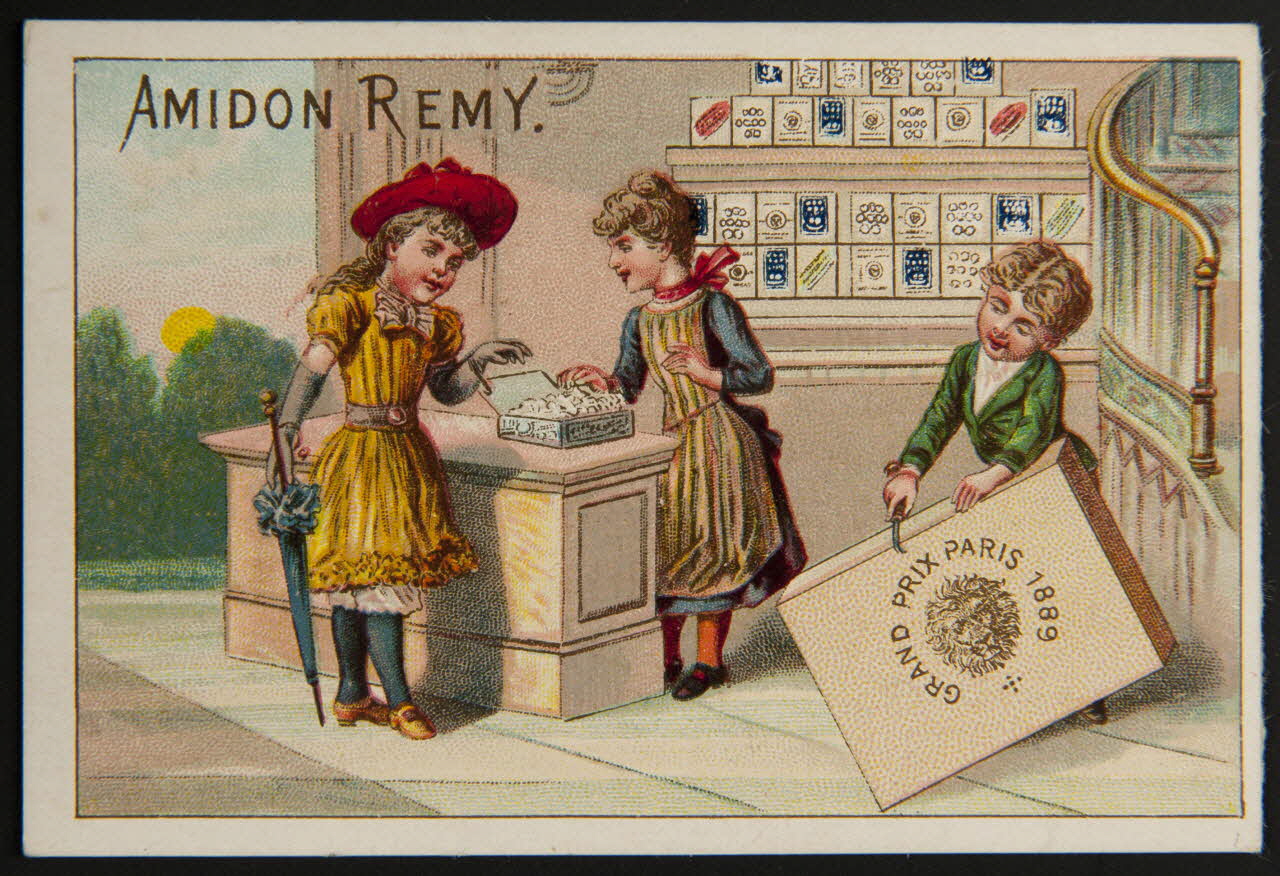 carte réclame chromo Paris 1889 1996.40.565.9 Photo