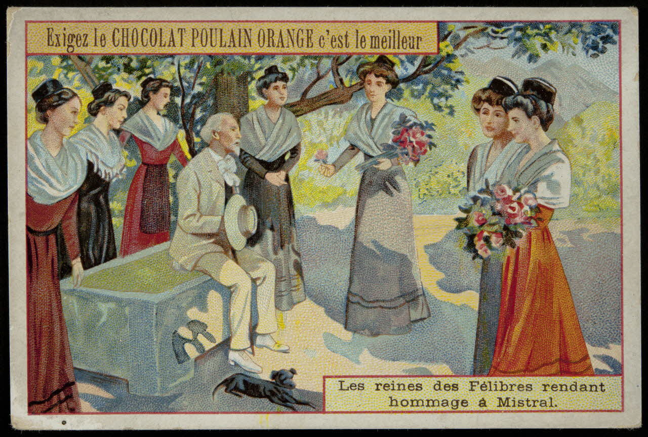 carte réclame chromo Paris 1830 1996.40.574.1 Photo