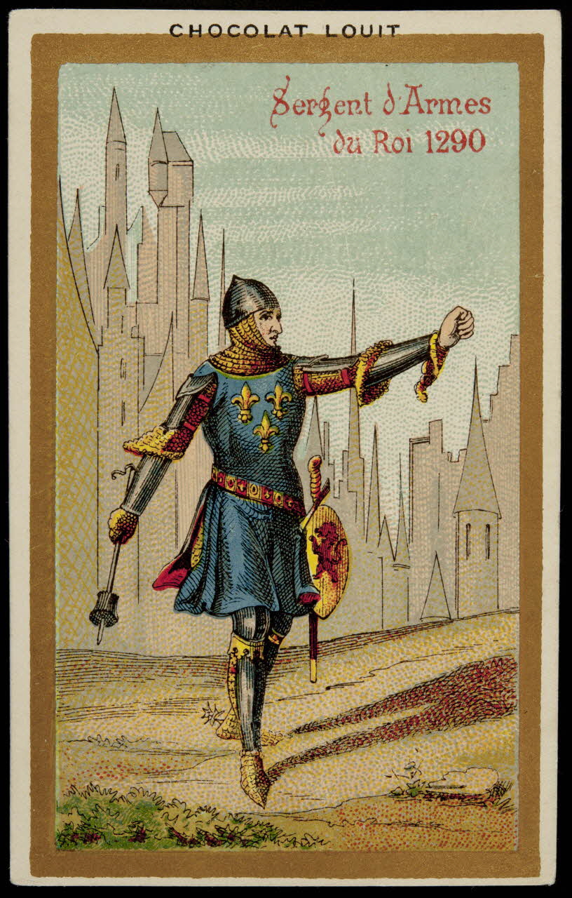 carte réclame chromo Paris 1825 1996.40.589.1 Photo