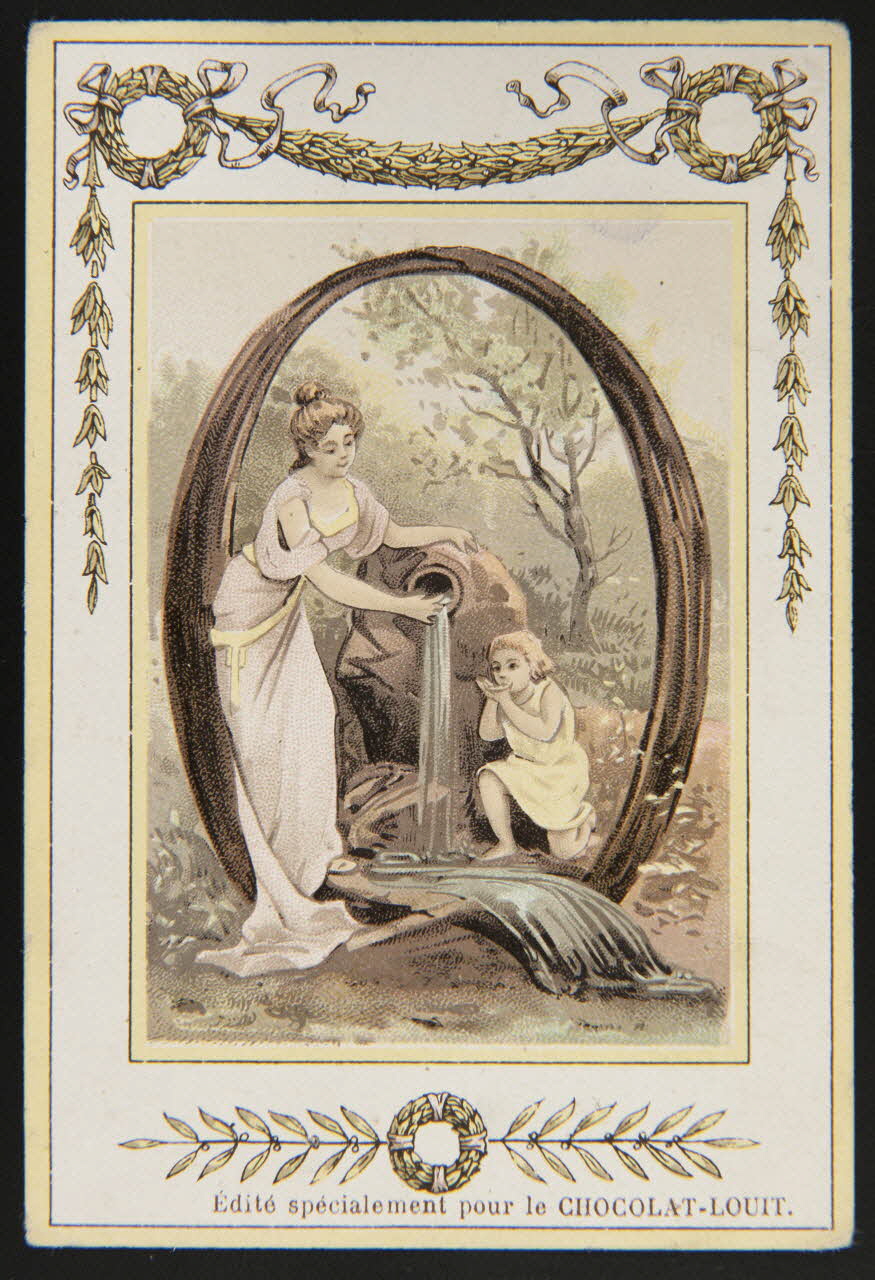 carte réclame chromo Paris 1880 1996.40.640.16 Photo