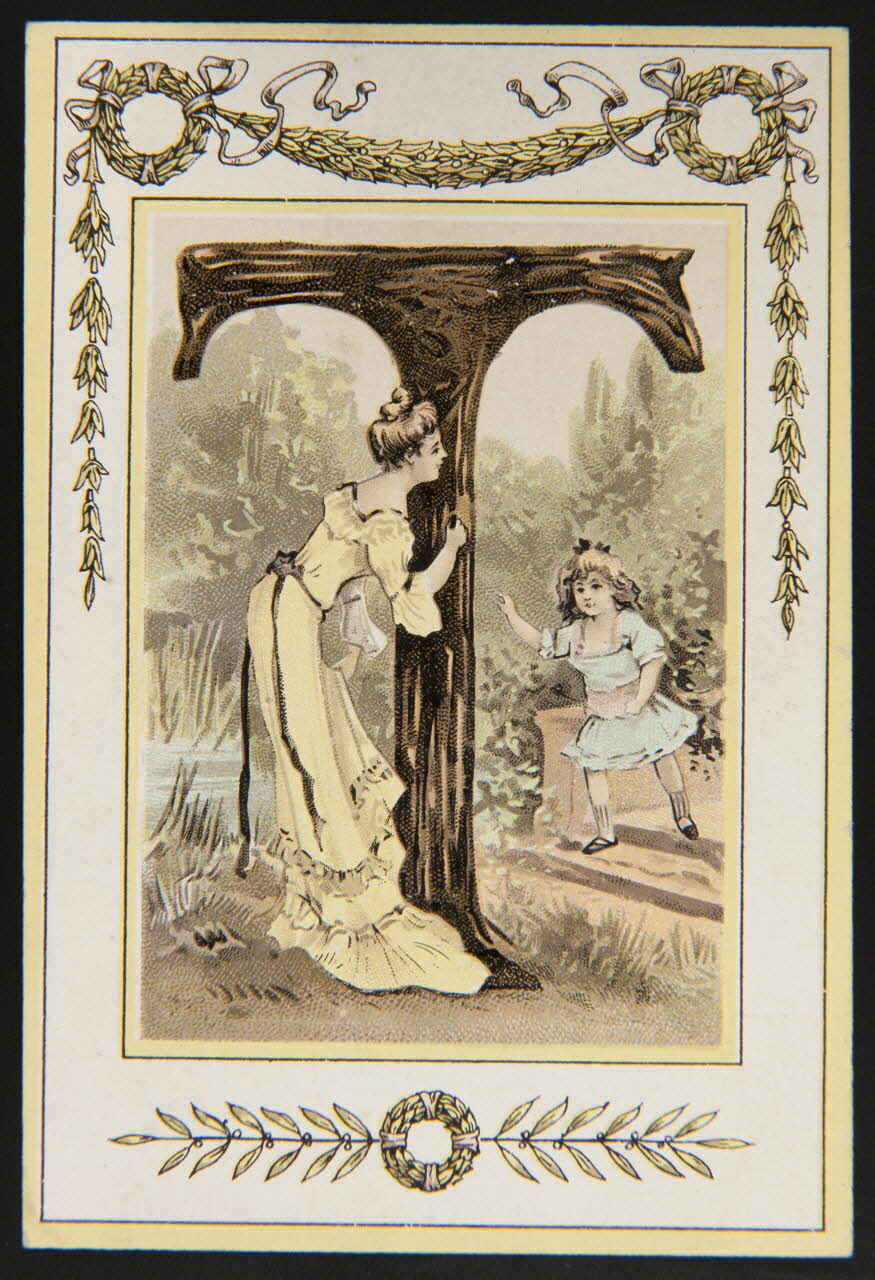 carte réclame chromo Paris 1880 1996.40.640.19 Photo