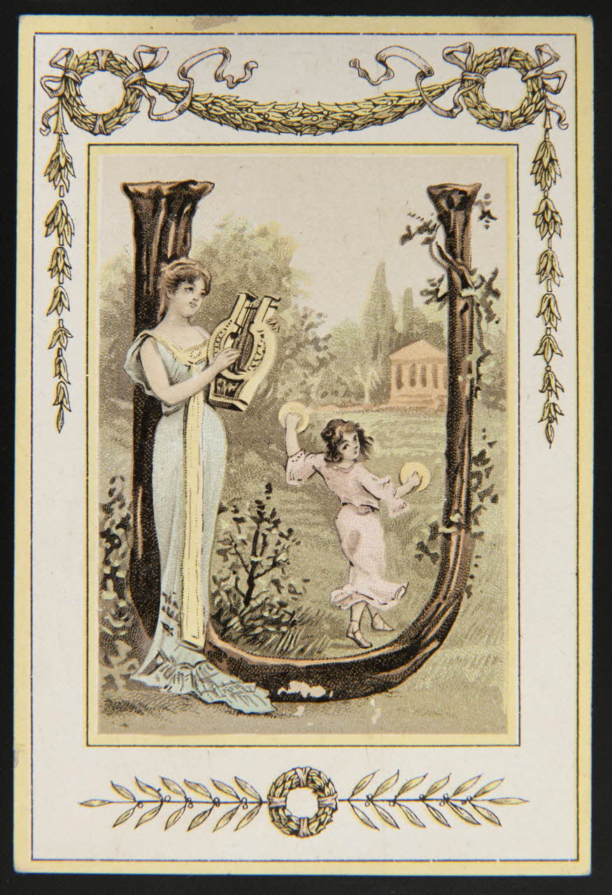 carte réclame chromo Paris 1880 1996.40.640.20 Photo