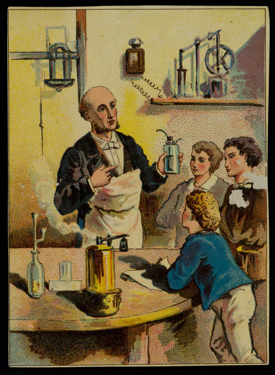 carte réclame chromo Paris 1870 1996.40.643.1 Photo