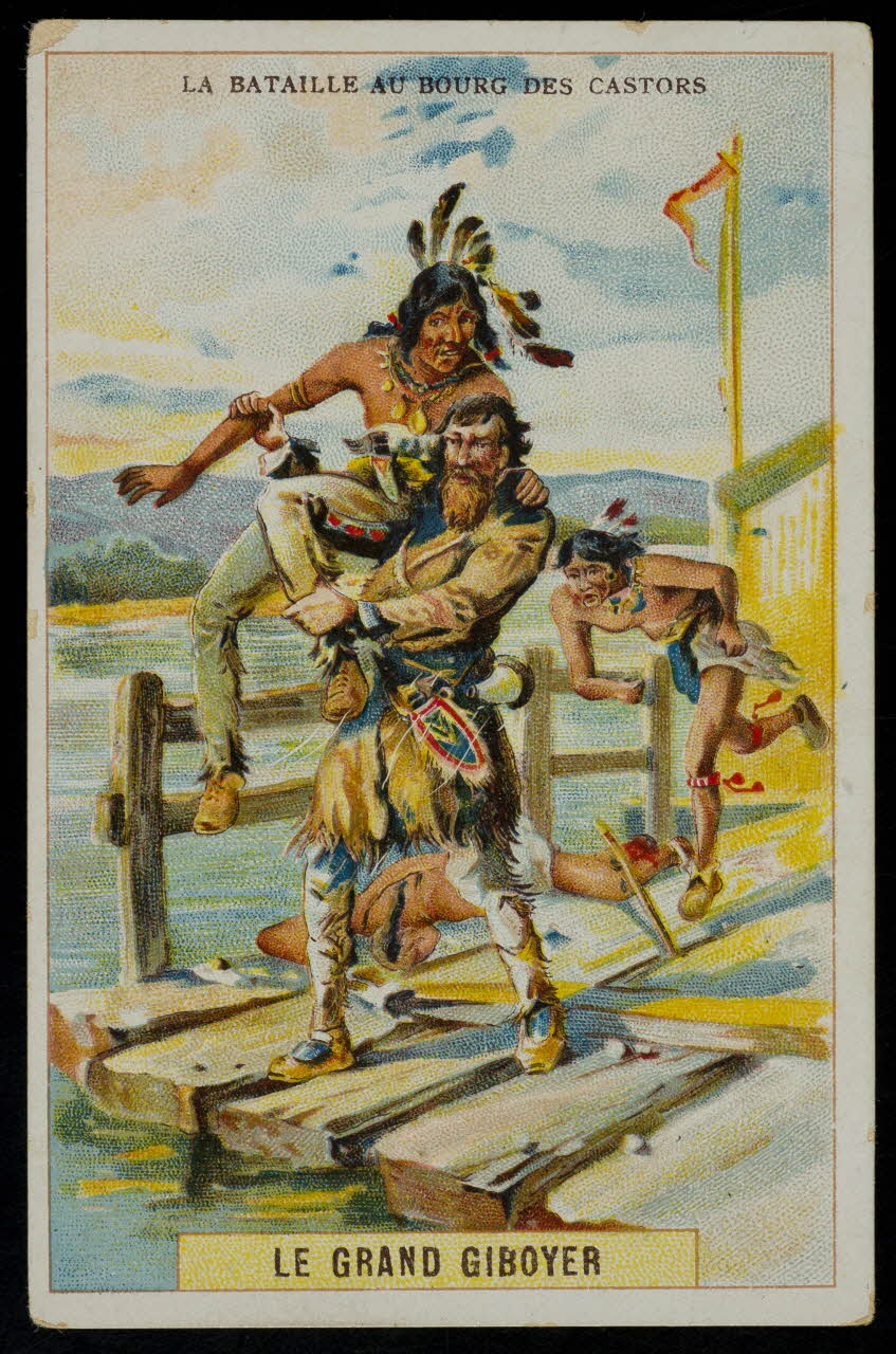 Chomo Sénécaut Roubaix carte réclame chromo Paris 1870 1996.40.644.2 Photo