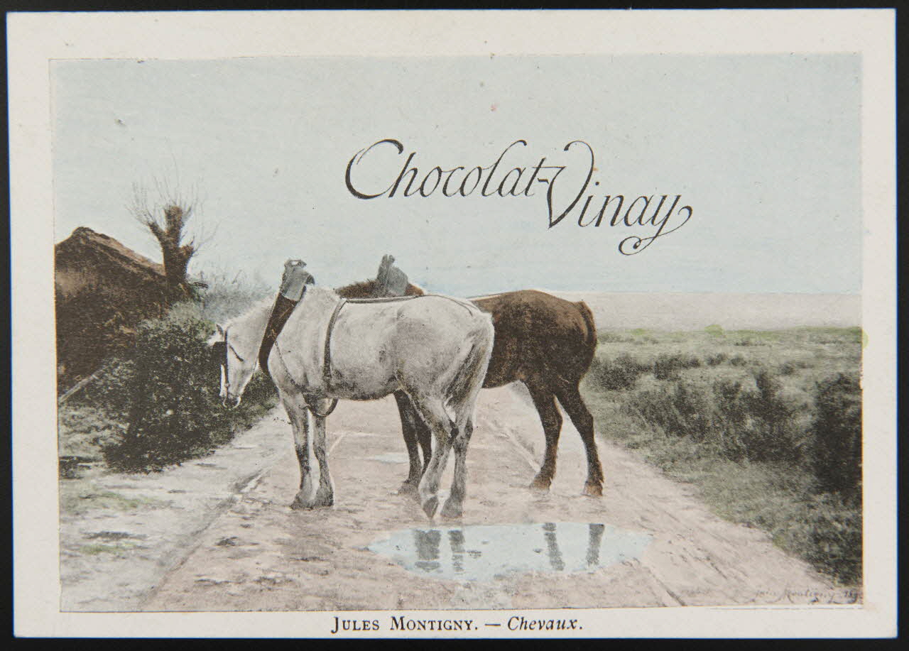 Montigny Jules Léon carte réclame chromo Paris 1870 1996.40.650.1 Photo