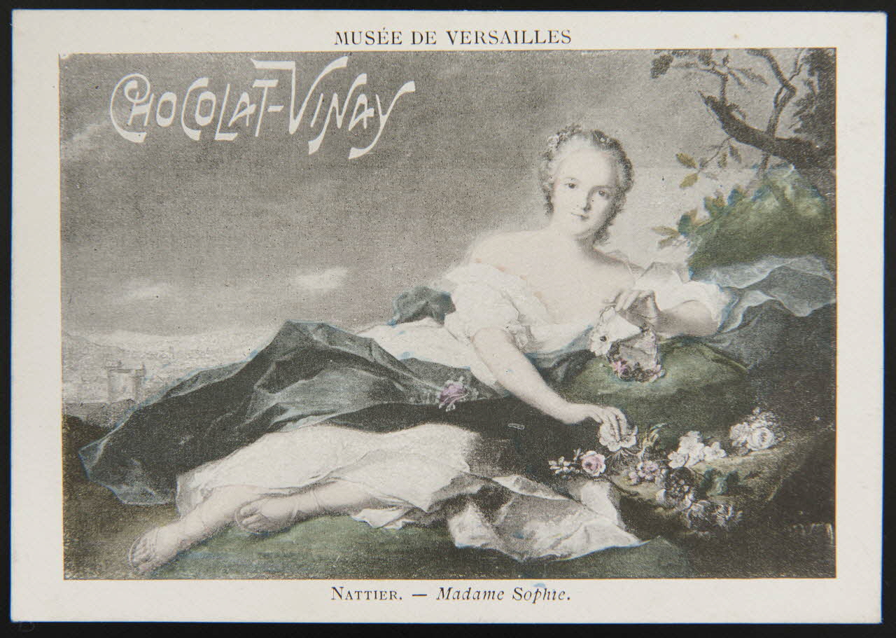 Jean-Marc Nattier carte réclame chromo Paris 1893 1996.40.651.10 Photo