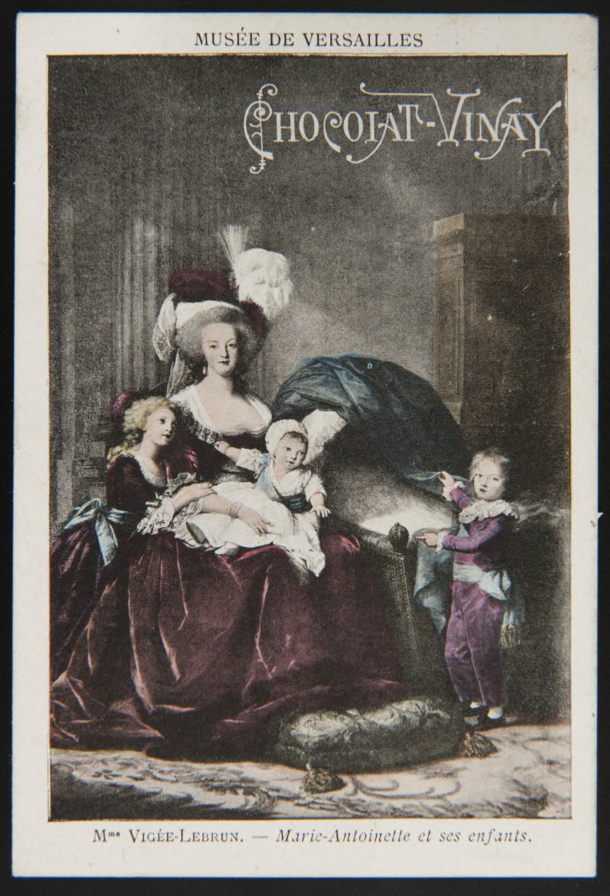 Elisabeth Vigée Le Brun carte réclame chromo France 1893 1996.40.651.3 Photo