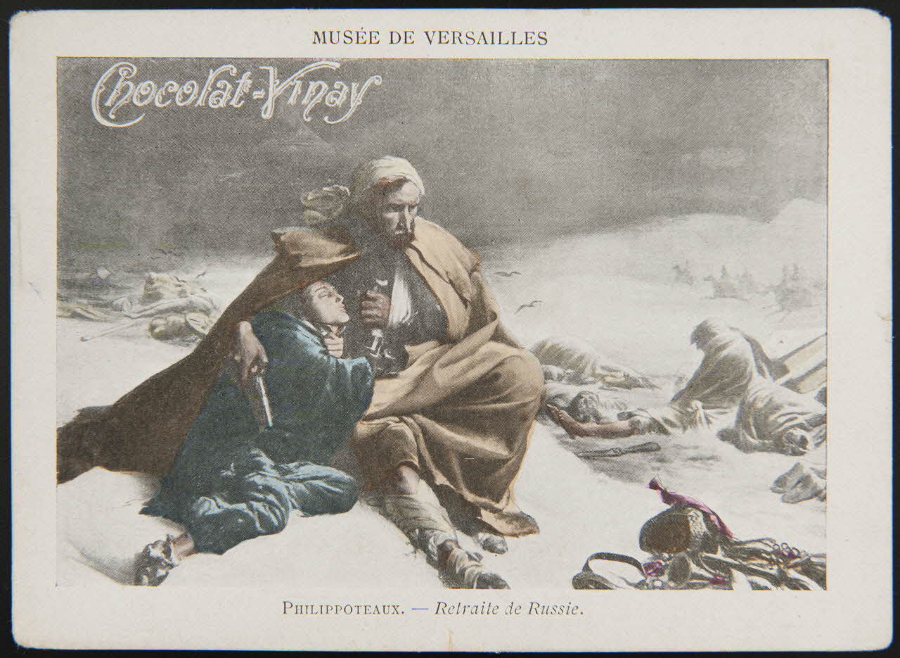 Philippoteaux Henri Felix Emmanuel ( peintre d'histoire, de portraits, graveur e carte réclame chromo Paris 1893 1996.40.651.8 Photo
