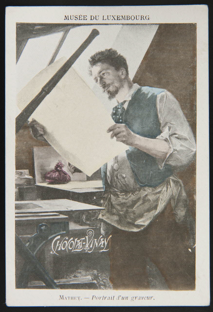 carte réclame chromo Paris 1898 1996.40.656.8 Photo