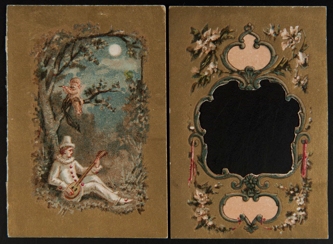 carte réclame chromo Paris 1897 1996.40.663.1/2 Photo