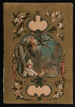 carte réclame chromo Paris 1897 1996.40.663.1/2 Photo