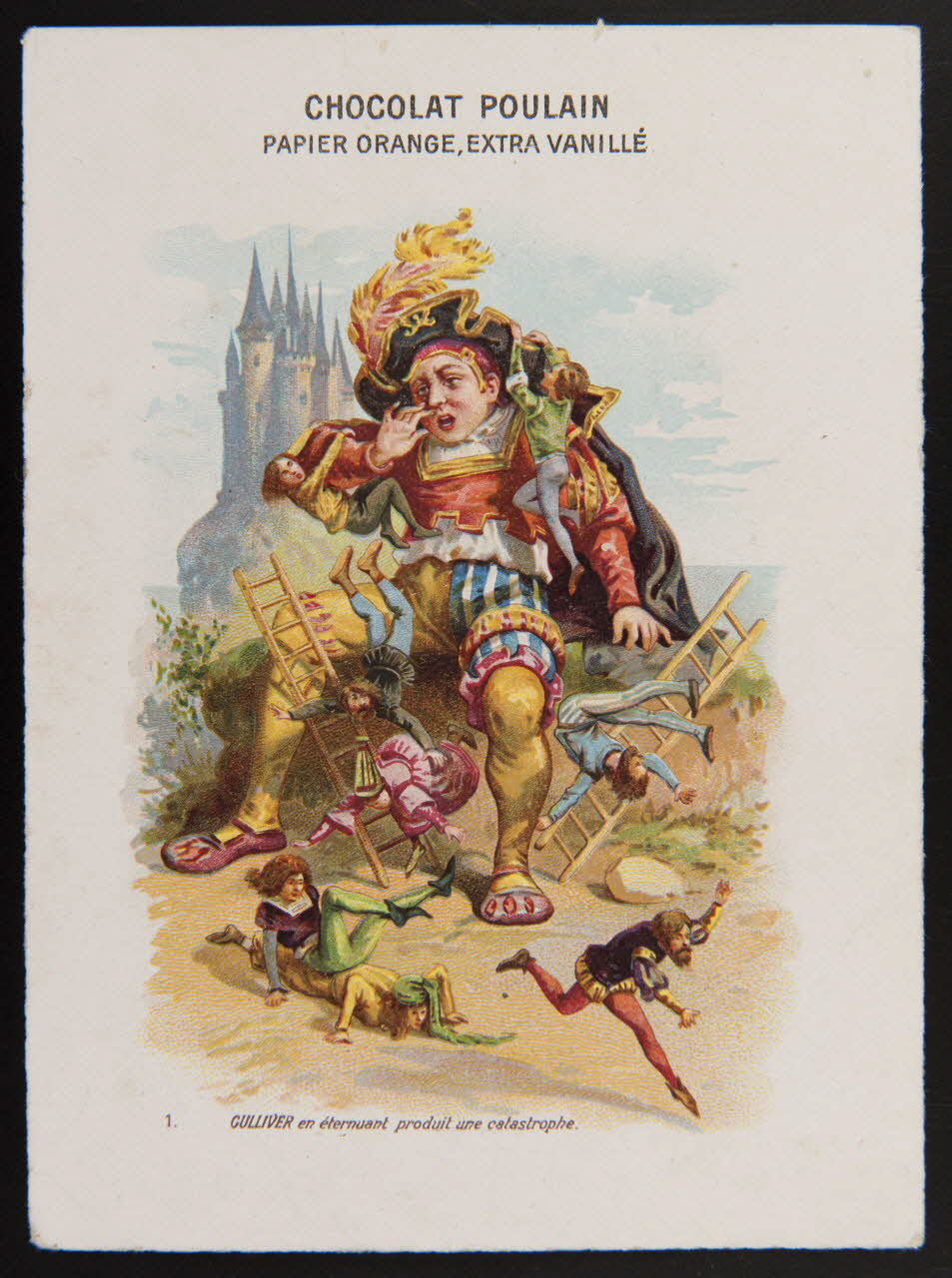 carte réclame chromo Paris 1850 1996.40.669.1 Photo