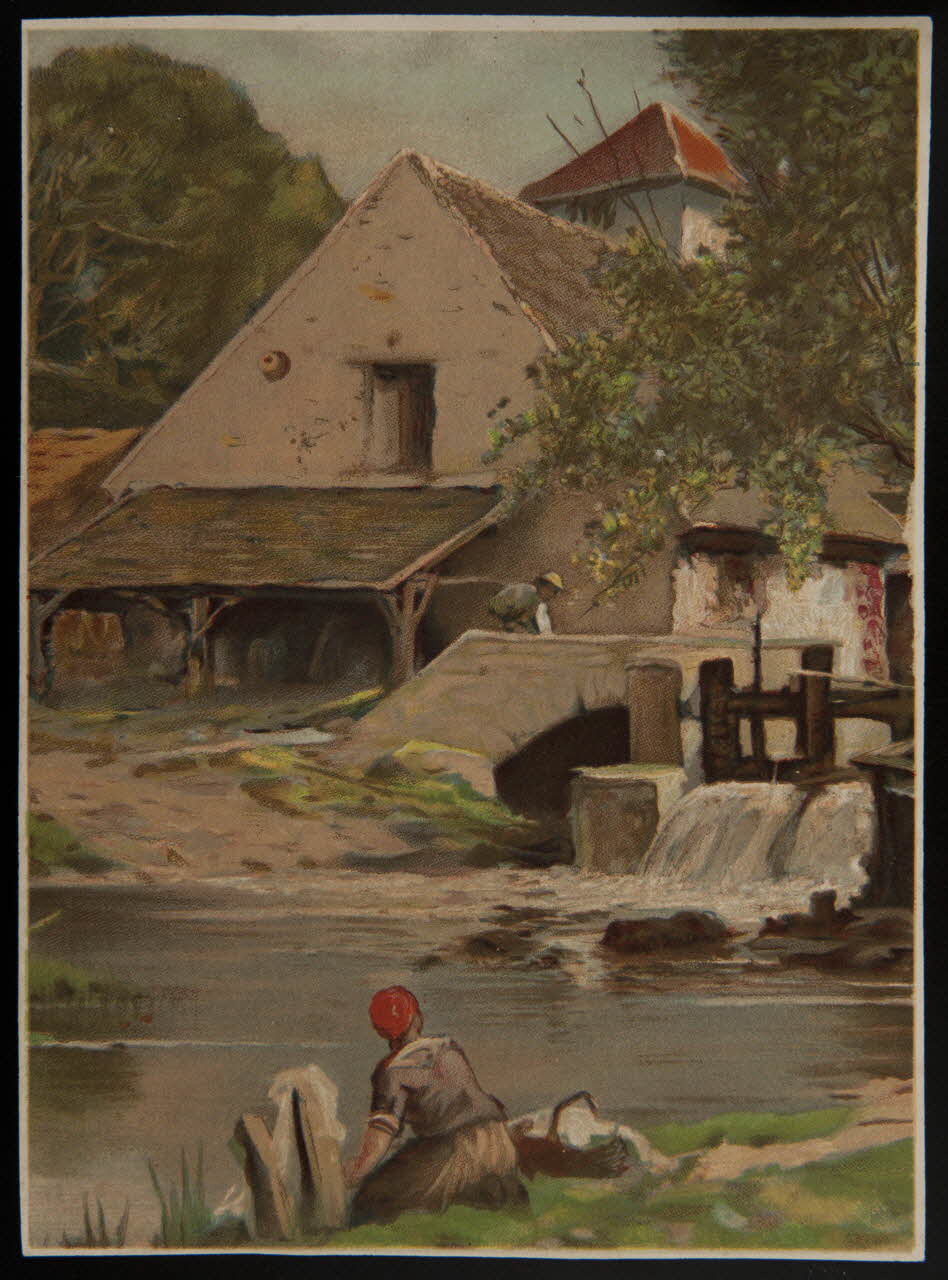 carte réclame chromo Paris 1880 1996.40.692.2 Photo