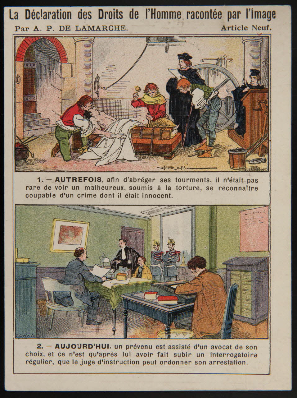 Alcide Picard et Kaan (éditeurs), Kapp carte réclame chromo Paris 1880 1996.40.694.10 Photo