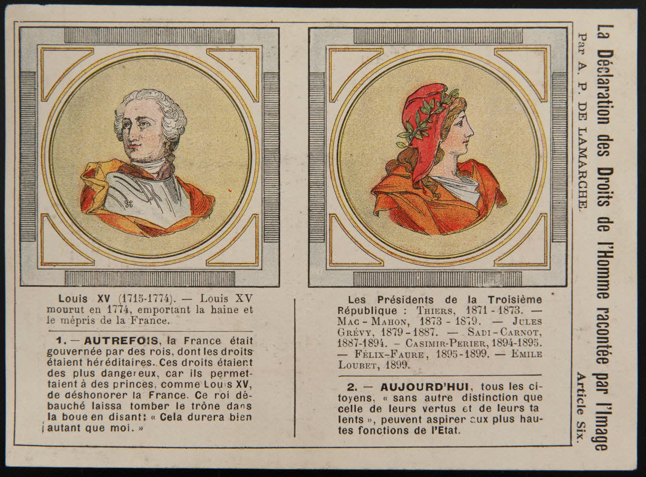 Alcide Picard et Kaan (éditeurs), Kapp carte réclame chromo Paris 1880 1996.40.694.7 Photo
