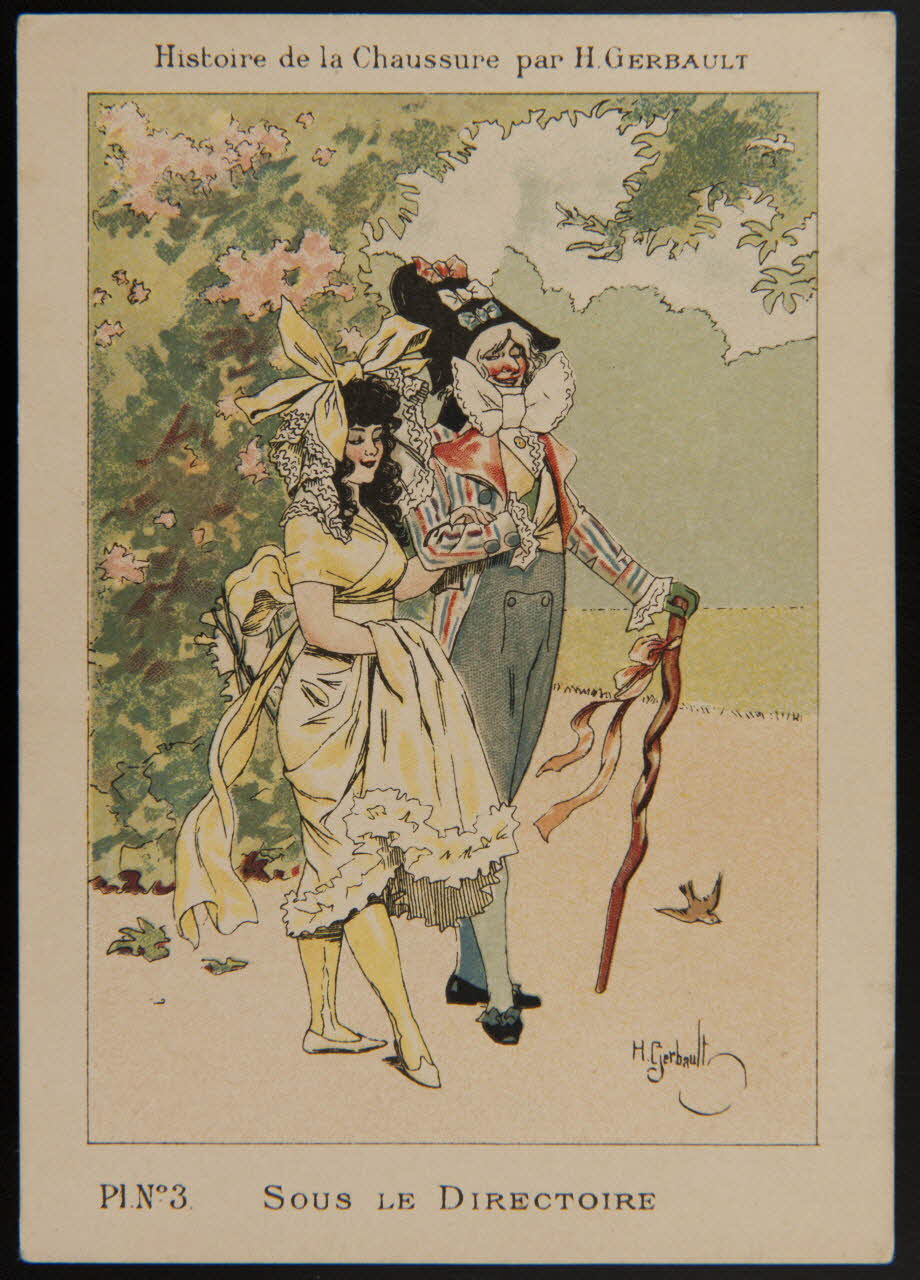 Henry Gerbault ; G. Engelmann Paris carte réclame chromo Paris 1900 1996.40.704.1 Photo