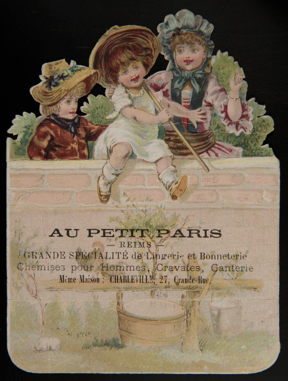 carte réclame chromo Paris 1880 1996.40.707.2 Photo