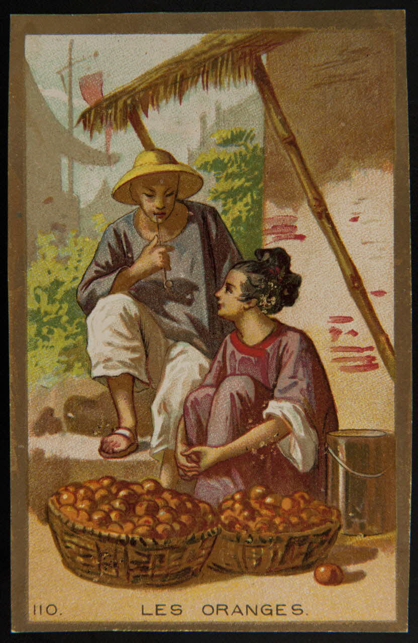 carte réclame chromo Paris 1870 1996.40.708.3 Photo