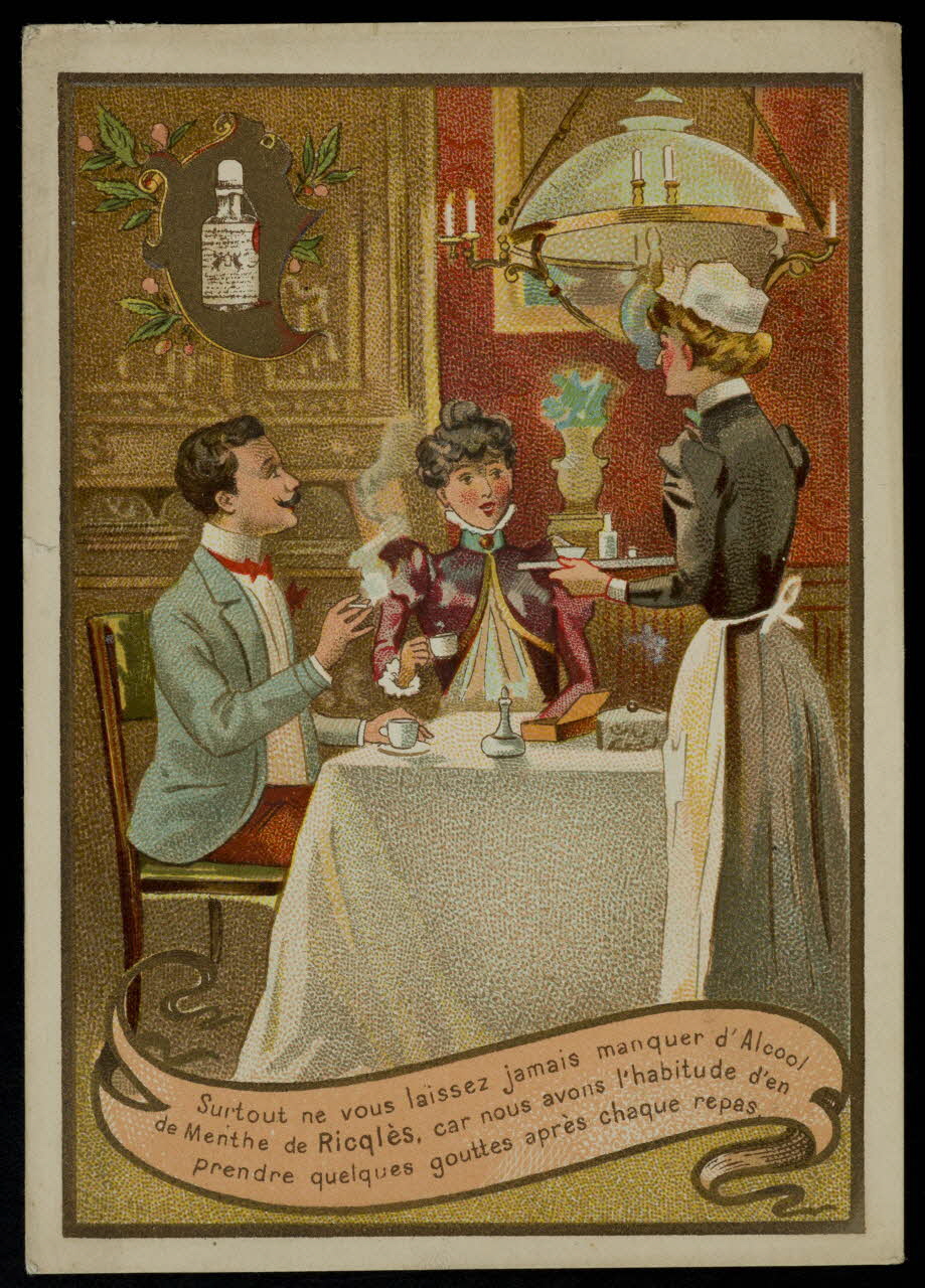 carte réclame chromo Paris 1895 1996.40.709.5 Photo