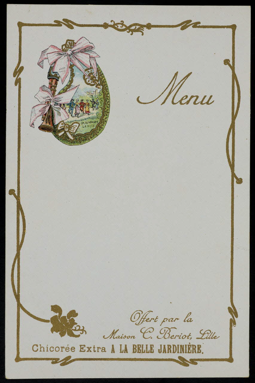 carte réclame chromo Paris 1895 1996.40.710.1 Photo