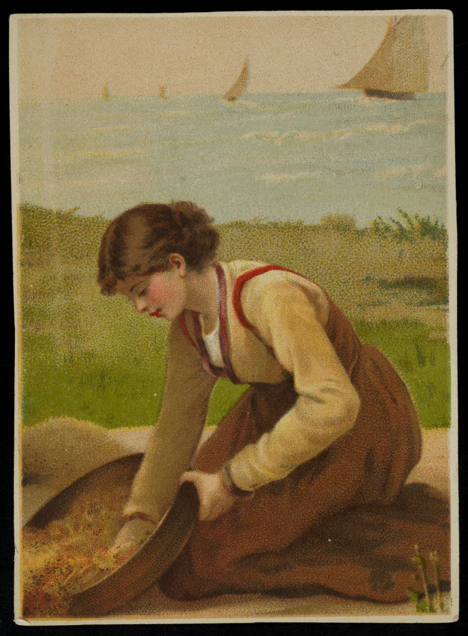 carte réclame chromo Paris 1875 1996.40.715.1 Photo