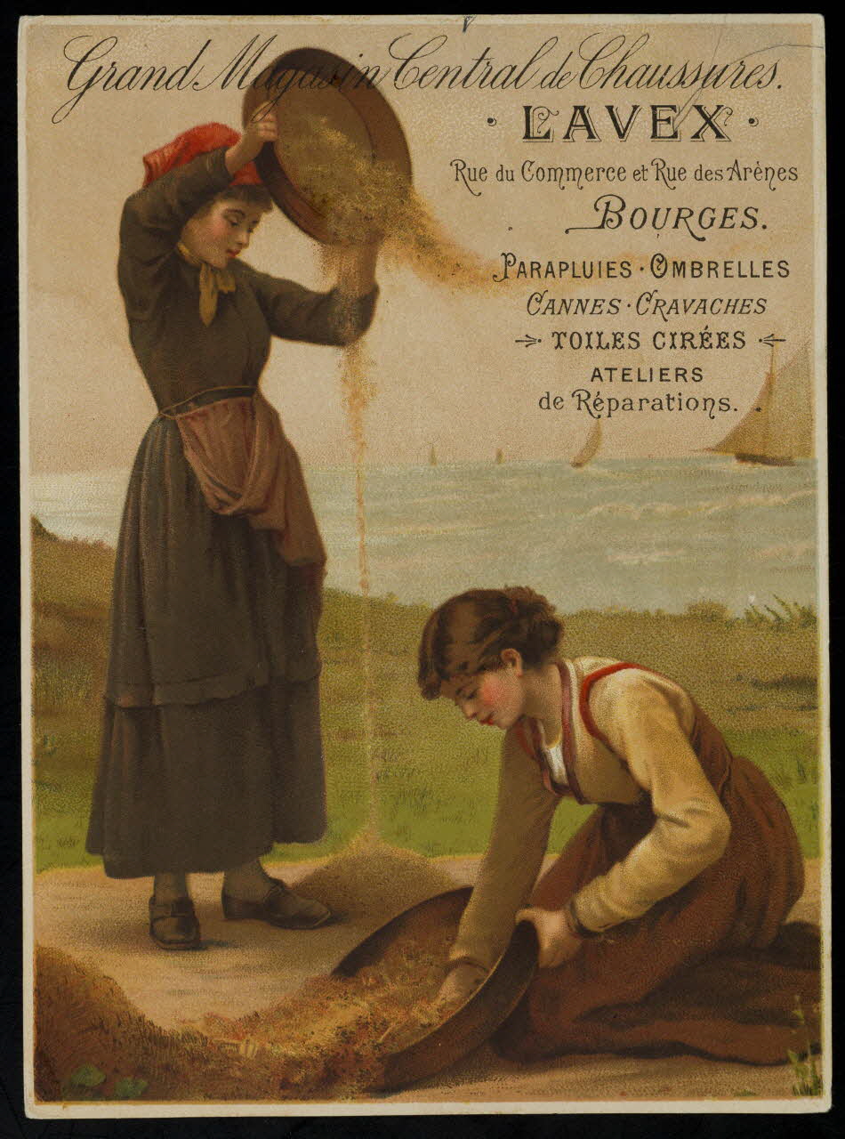 carte réclame chromo Paris 1875 1996.40.715.2 Photo