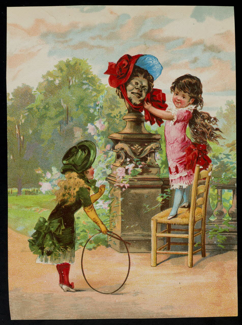 carte réclame chromo Paris 1875 1996.40.726.1 Photo