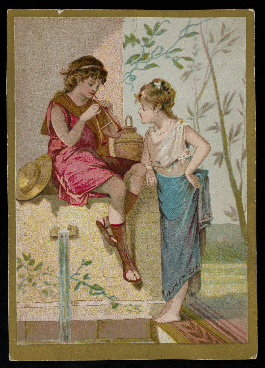 carte réclame chromo Paris 1875 1996.40.742.3 Photo