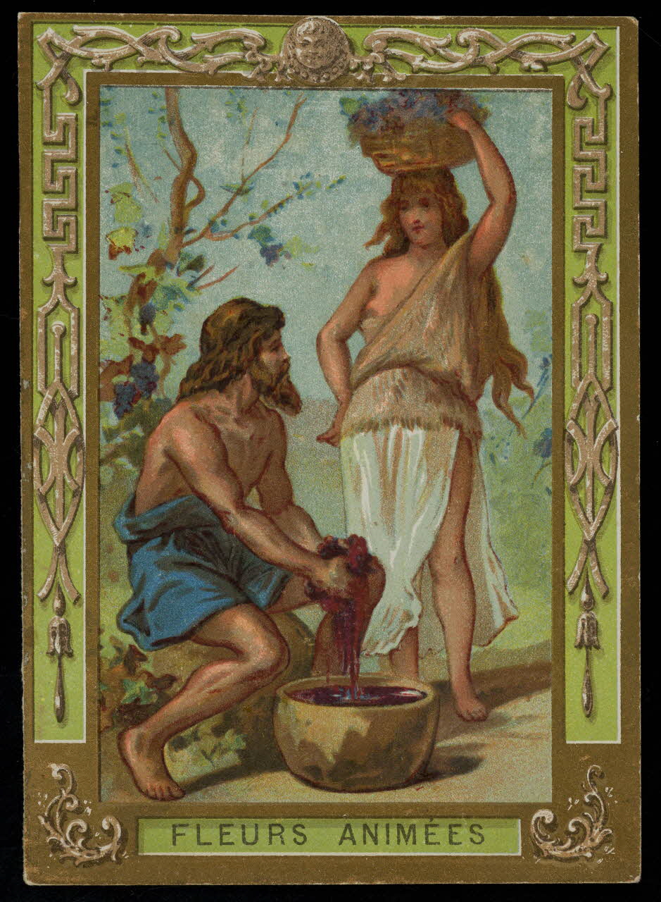 carte réclame chromo Paris 1905 1996.40.747.1 Photo