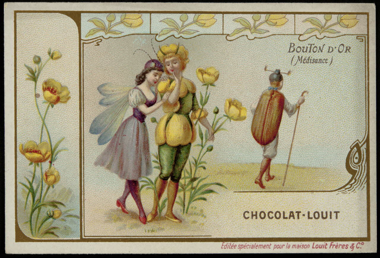 carte réclame chromo Paris 1870 1996.40.751.1 Photo