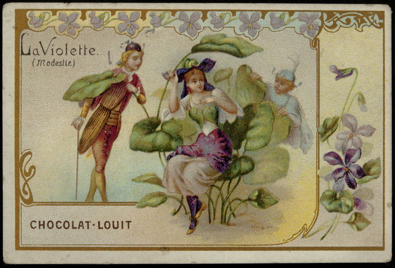 carte réclame chromo Paris 1870 1996.40.751.10 Photo