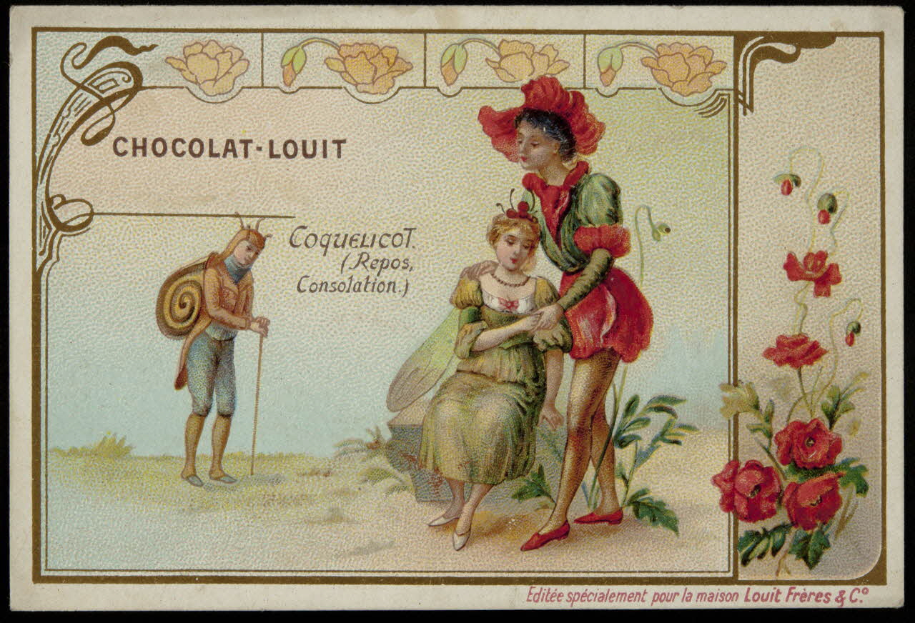 carte réclame chromo Paris 1870 1996.40.751.2 Photo