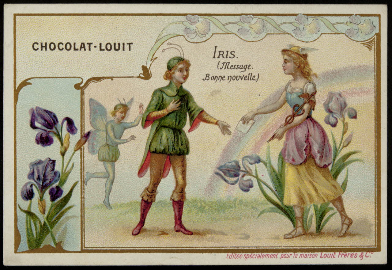 carte réclame chromo Paris 1870 1996.40.751.4 Photo