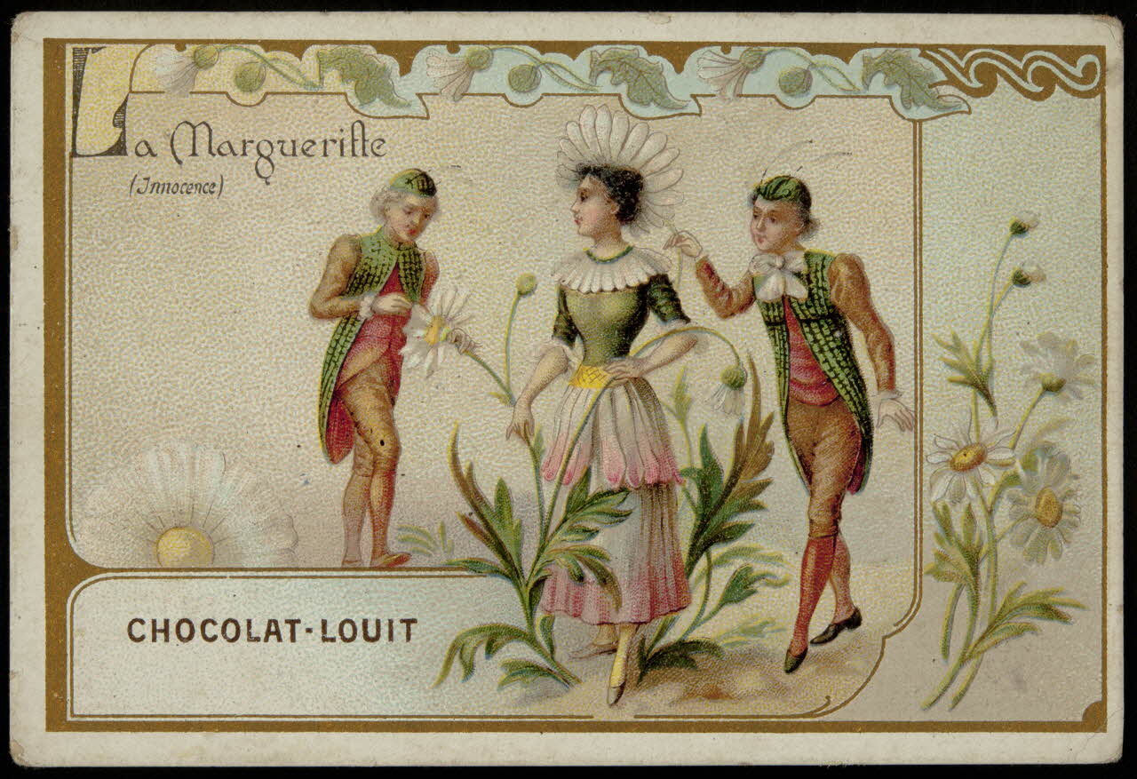 carte réclame chromo Paris 1870 1996.40.751.5 Photo