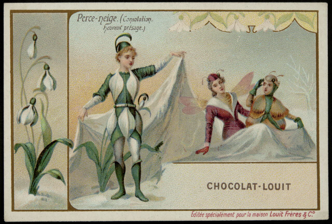 carte réclame chromo Paris 1870 1996.40.751.6 Photo