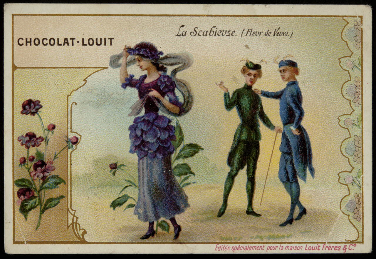 carte réclame chromo Paris 1870 1996.40.751.8 Photo