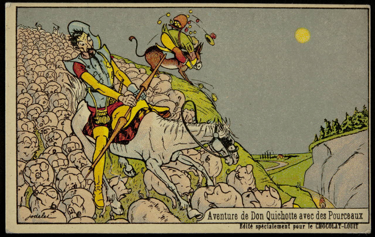 Jodelet Charles carte réclame chromo Paris 1900 1996.40.754.1 Photo