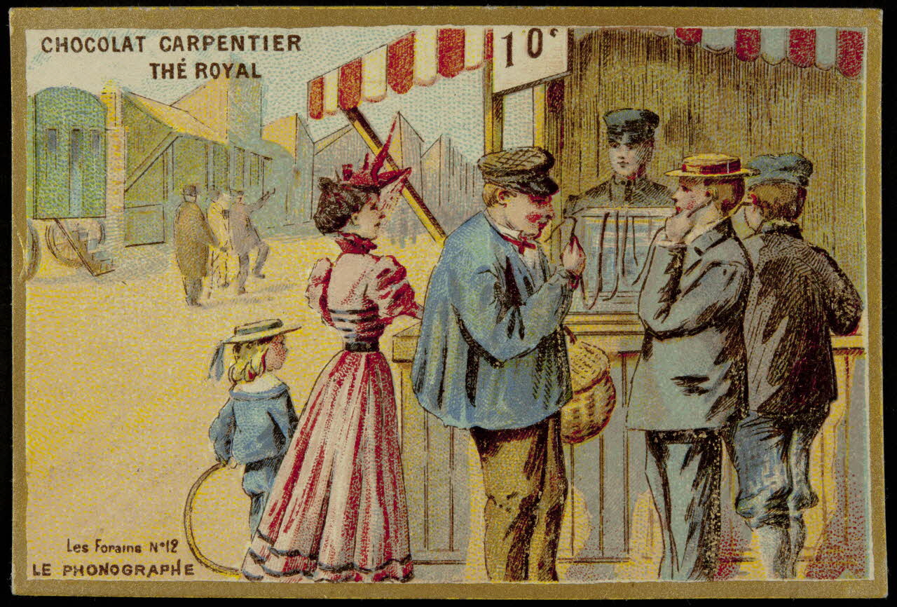 carte réclame chromo Paris 1897 1996.40.756.11 Photo