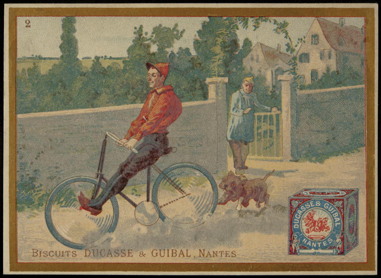 Guéneux frères carte réclame chromo Paris 1880 1996.40.759.2 Photo