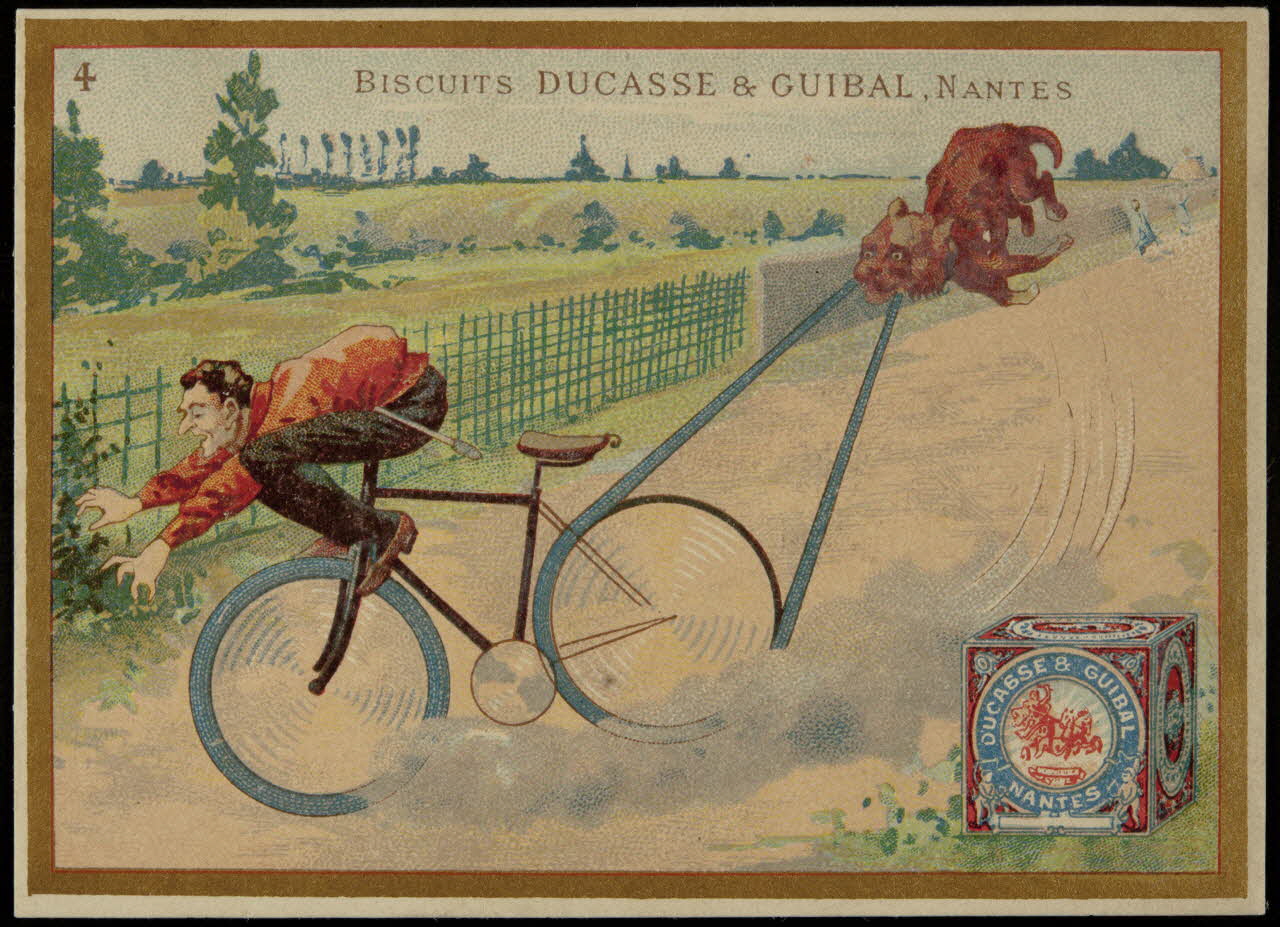 Guéneux frères carte réclame chromo Paris 1880 1996.40.759.4 Photo