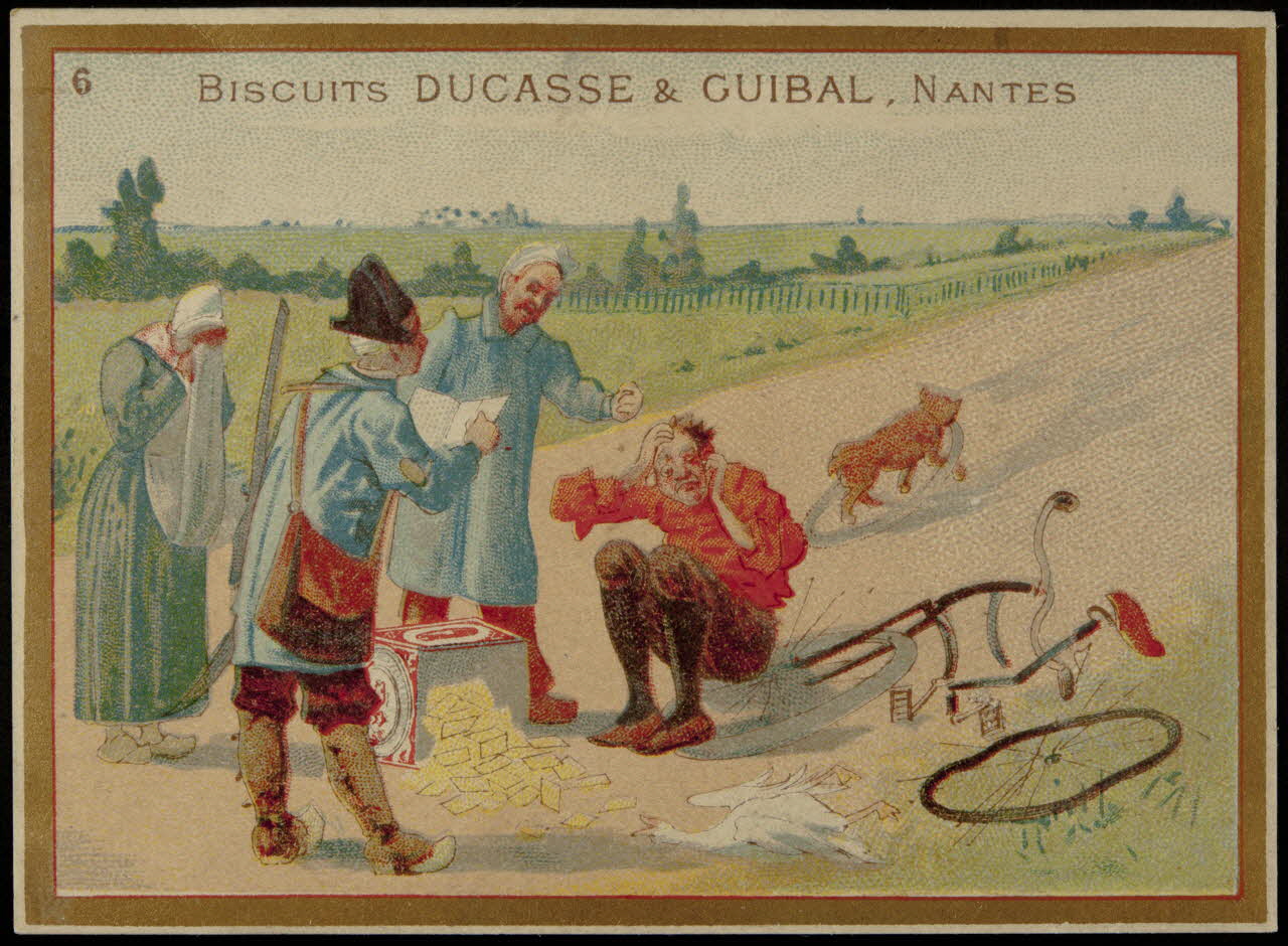 Guéneux frères carte réclame chromo Paris 1880 1996.40.759.6 Photo