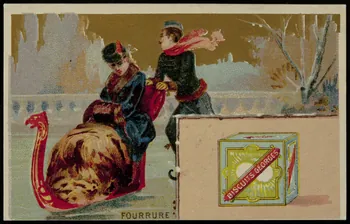 carte réclame chromo Paris 1889 1996.40.760.1  Photo