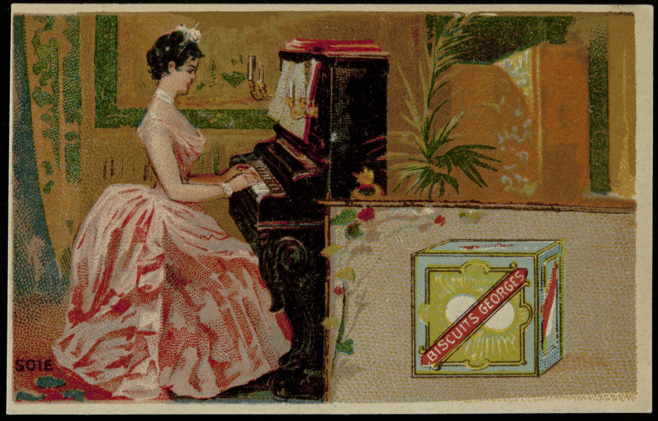 carte réclame chromo Paris 1889 1996.40.760.4 Photo