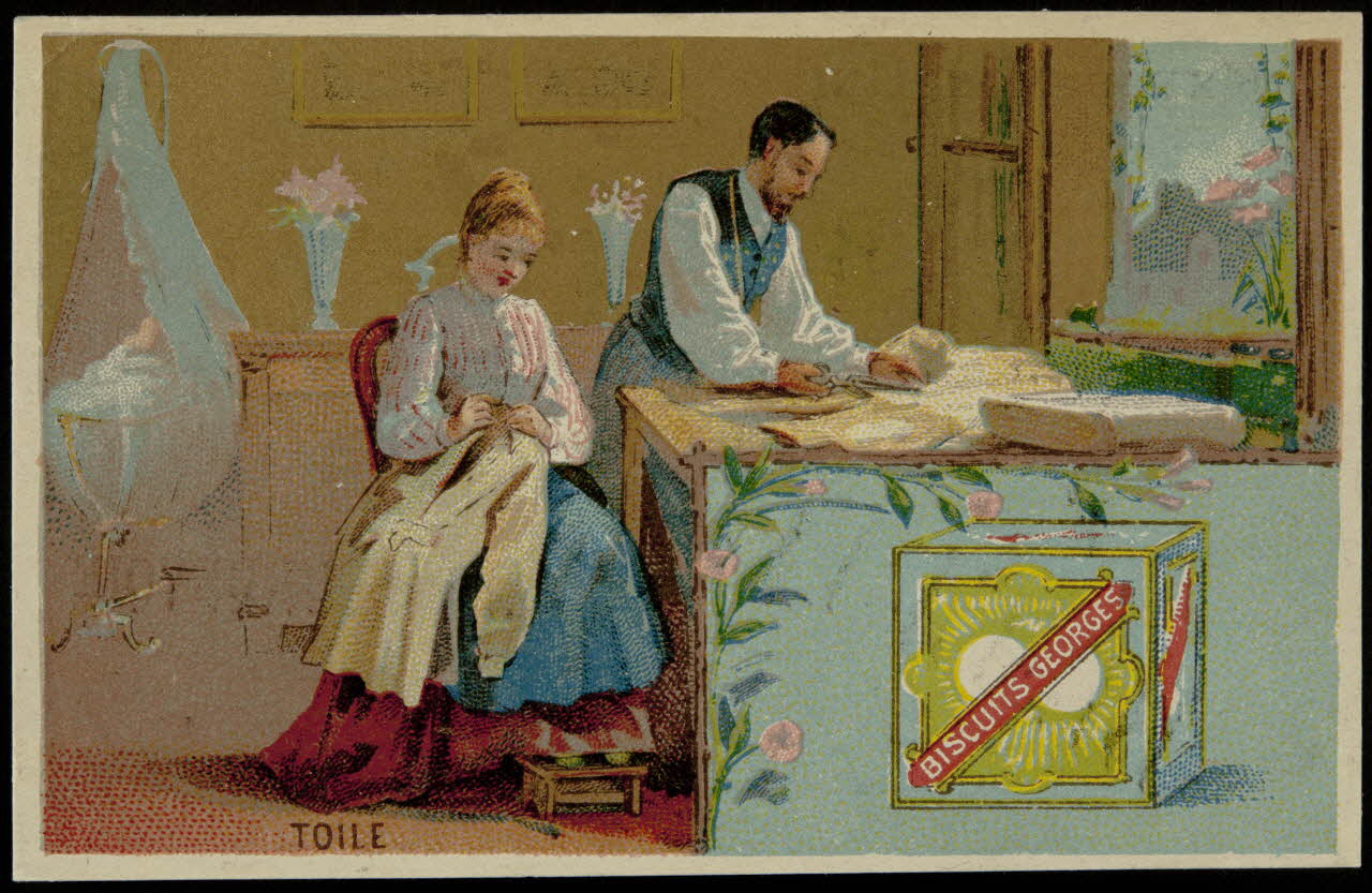 carte réclame chromo Paris 1889 1996.40.760.5 Photo