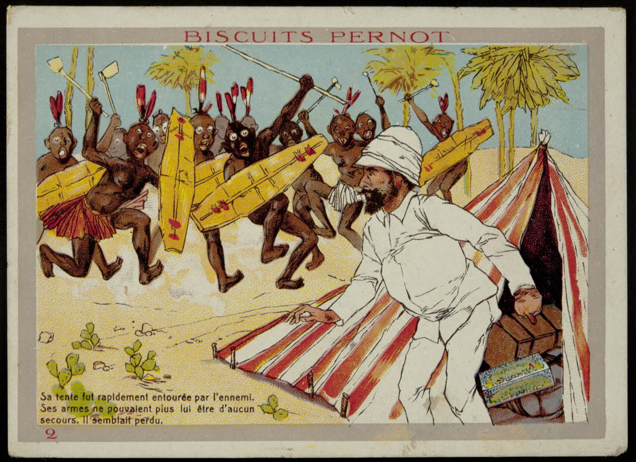 carte réclame chromo Paris 1870 1996.40.762.2 Photo