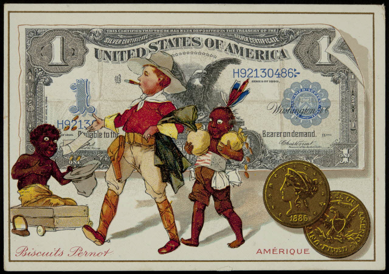 carte réclame chromo Paris 1905 1996.40.763.2 Photo