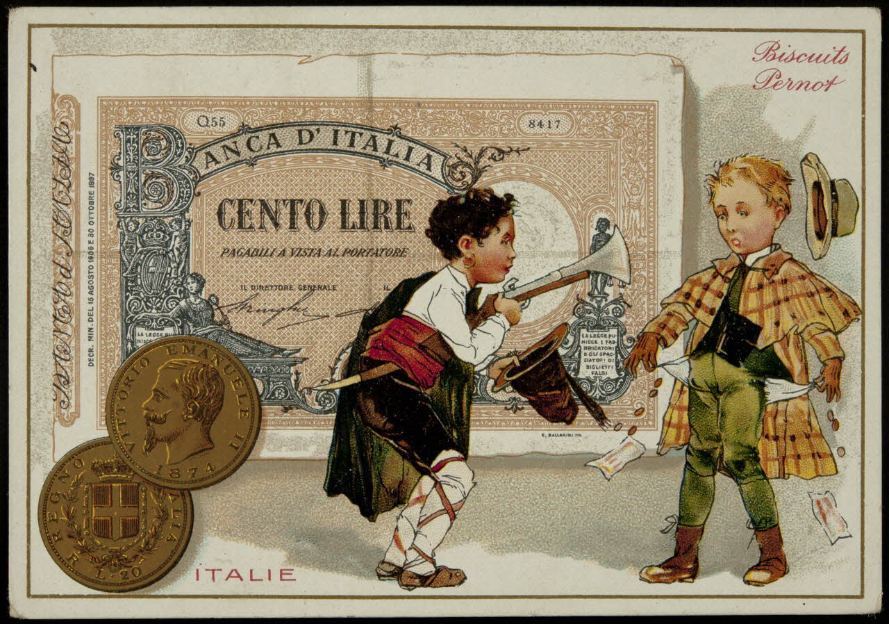 carte réclame chromo Paris 1870 1996.40.763.5 Photo