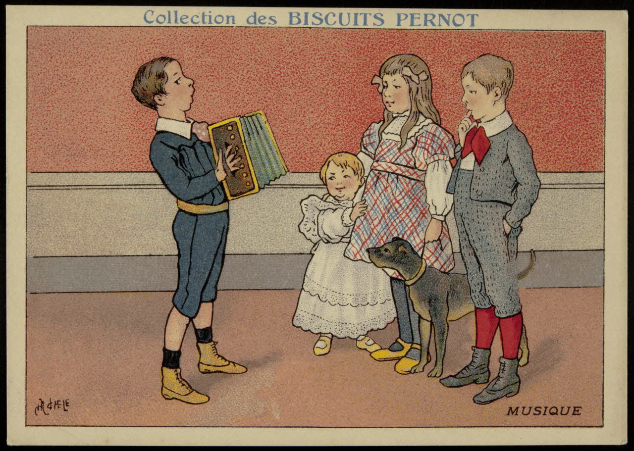 Michel carte réclame chromo Paris 1900 1996.40.764.3 Photo