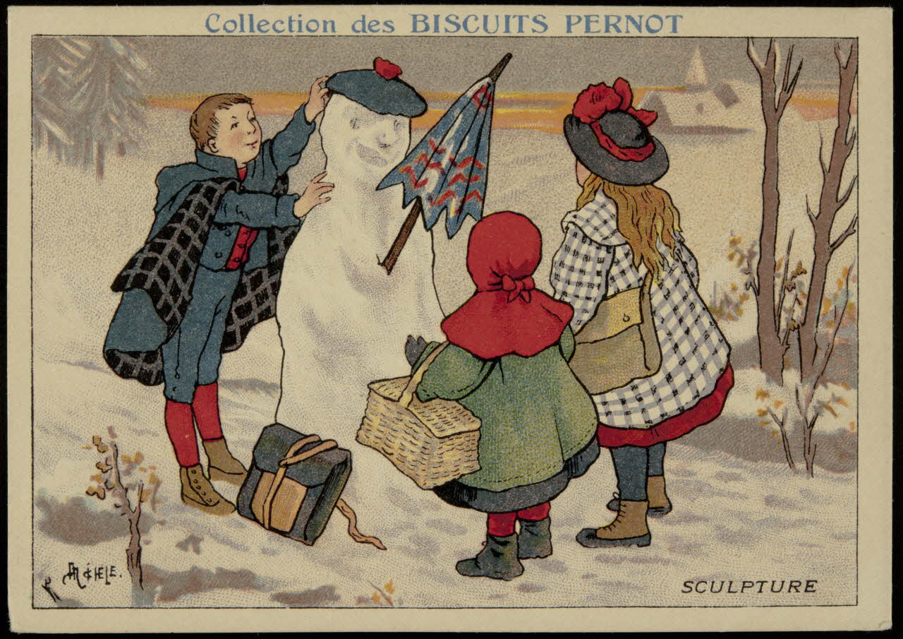 Michel carte réclame chromo Paris 1900 1996.40.764.5 Photo