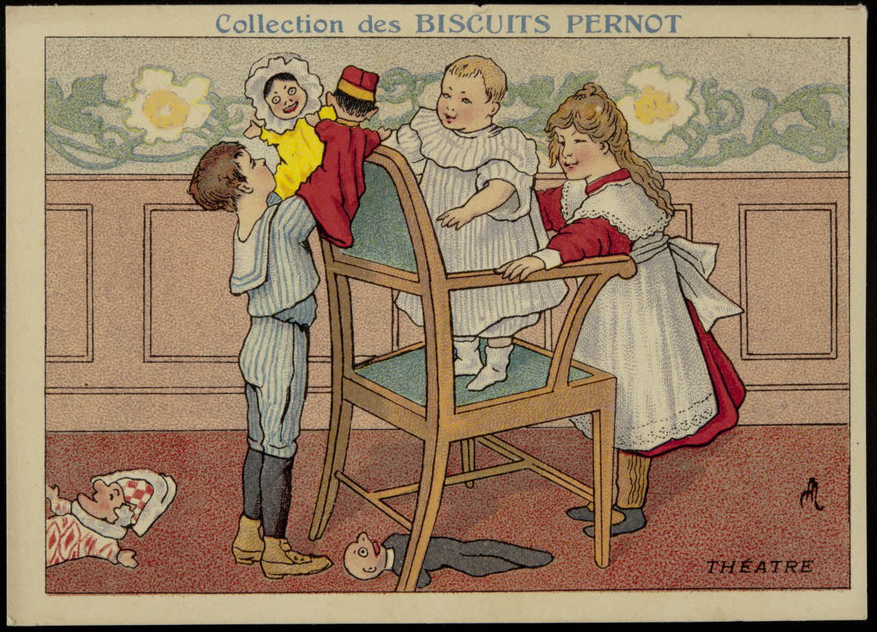 Michel carte réclame chromo Paris 1900 1996.40.764.6 Photo